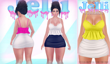 {Jelli} Kino Dress White/Yellow