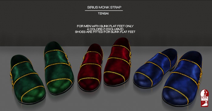 {tensai} Sirius Monkstrap BURGUNDY {WEAR TO UNPACK}