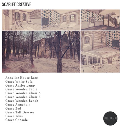 Scarlet Creative - The Arcade - Grace Wooden Table