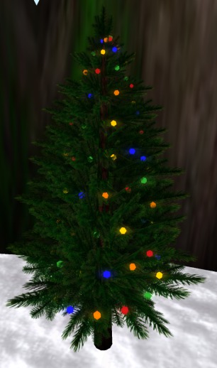 Small Lighted Tree 