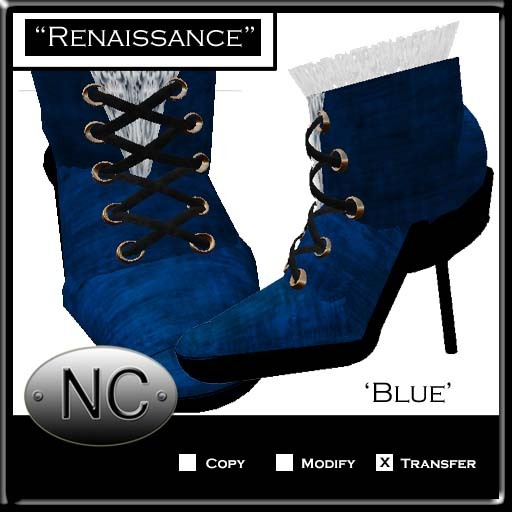 NC-Renaissance Boots-Blue