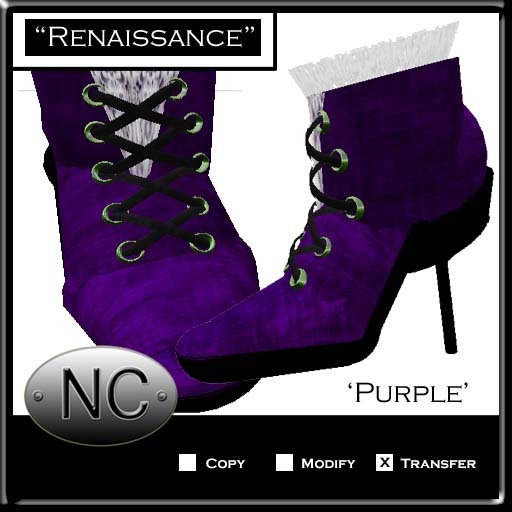 NC-Renaissance Boots-Purple