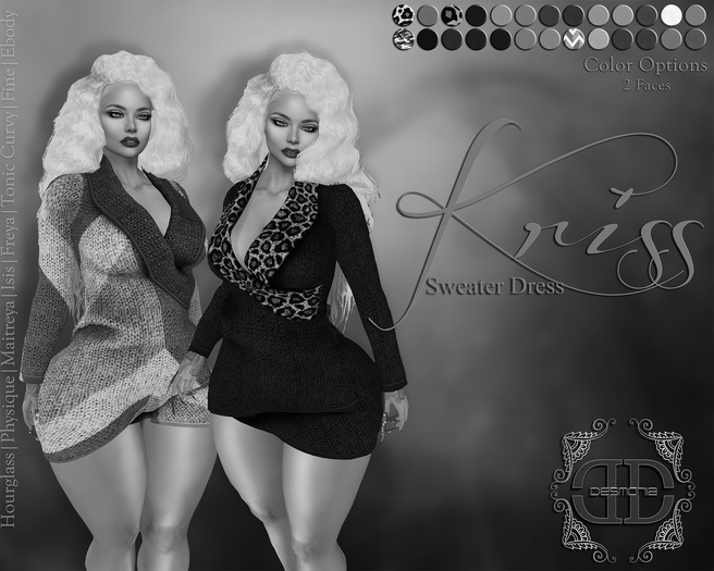 -Desmonia- Kriss Sweater Dress Demo (Wear Me)