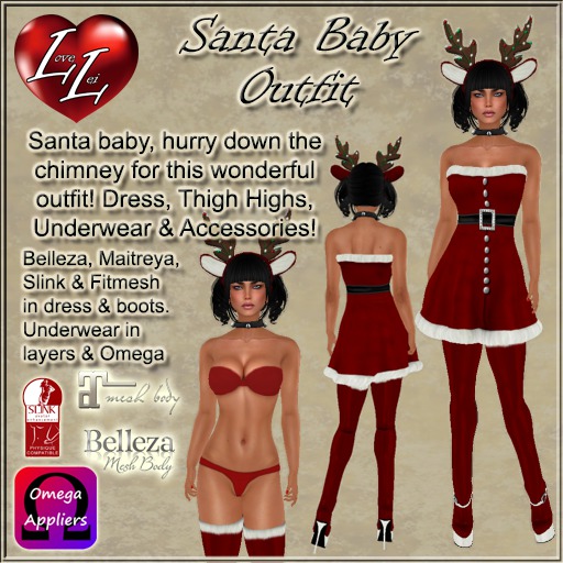 !:LL:! Santa Baby Outfit DEMO