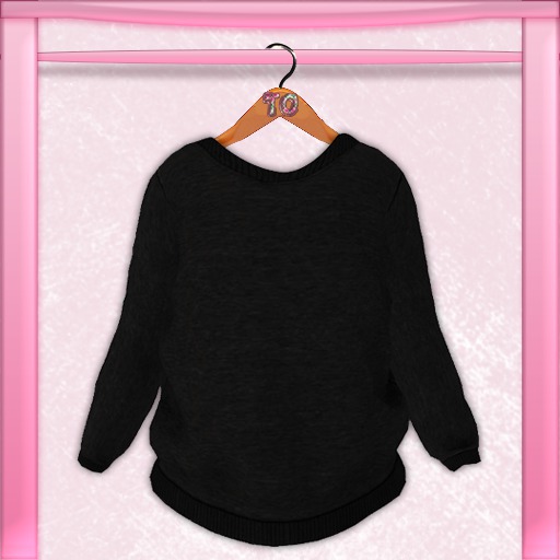 ::TO:: Sweater Black Shopping Bag