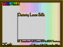 !Kushi! DaintyLaceSILK Textures -WEAR TO UNPACK