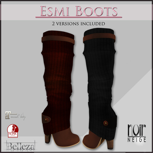 =Noir Neige= ESMI Boots Brown