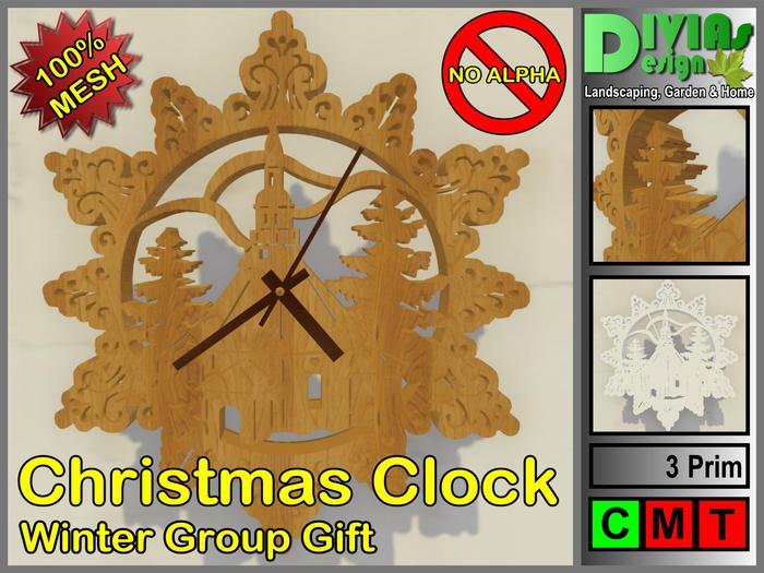 Christmas Clock - Winter Group Gift