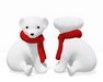 Mkt xmas polar baby bear 3