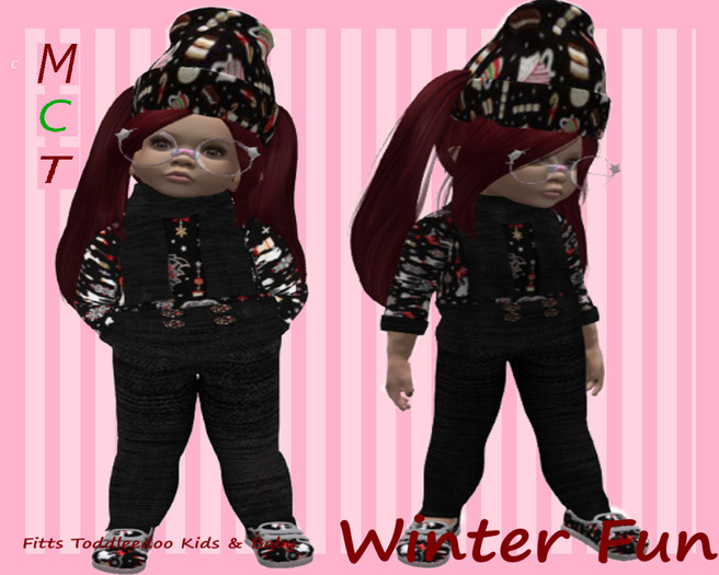 GPDKIDS Winter Fun Black