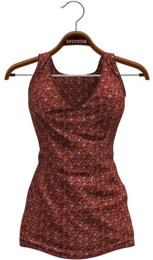 !APHORISM! Autumn Cami Dress ~ Red Floral