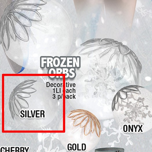 :MoonAmore: Frozen Xmas / ORB (Silver)