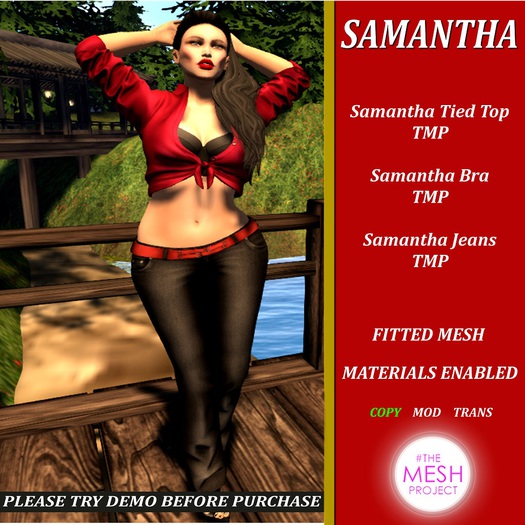[F] Samantha Outfit - Fitmesh - TMP