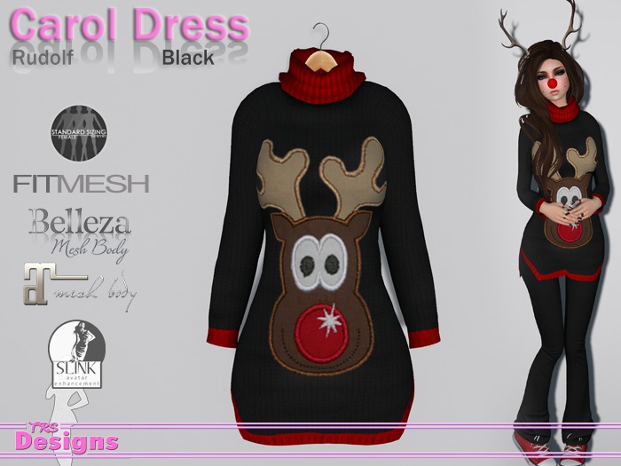Carol Dress Rudolf Black