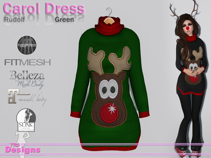 Carol Dress Rudolf Green