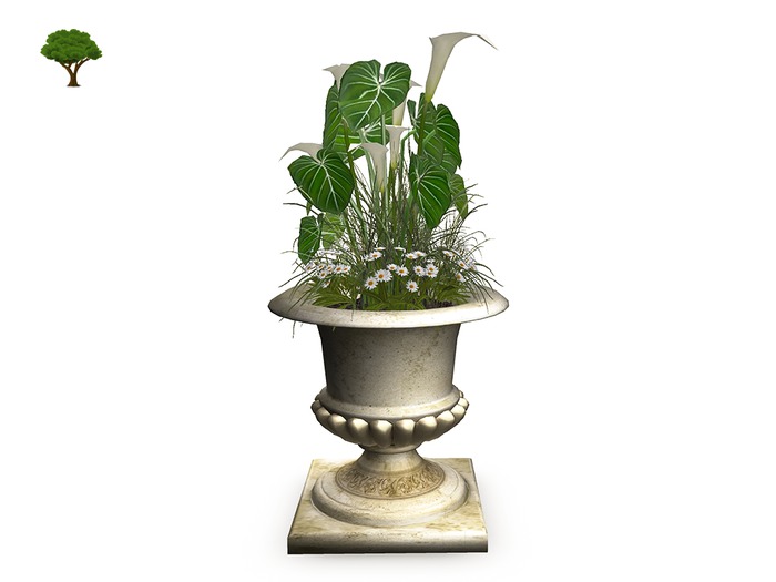 ~ xantes ~ Mesh Flowers Urn Victoria