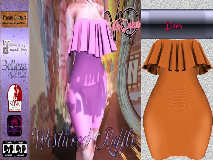 {V}-{D} Westwood Ruffle Dress [Deen]