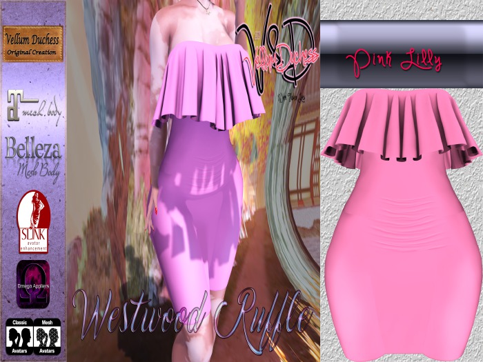 {V}-{D} Westwood Ruffle Dress [PinkLilly]