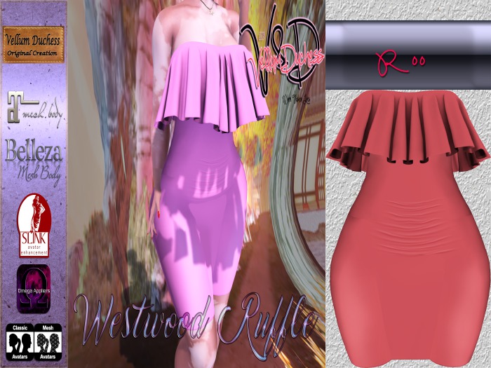 {V}-{D} Westwood Ruffle Dress [Roo]