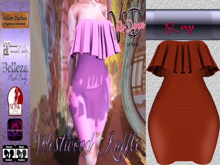 {V}-{D} Westwood Ruffle Dress [Range]