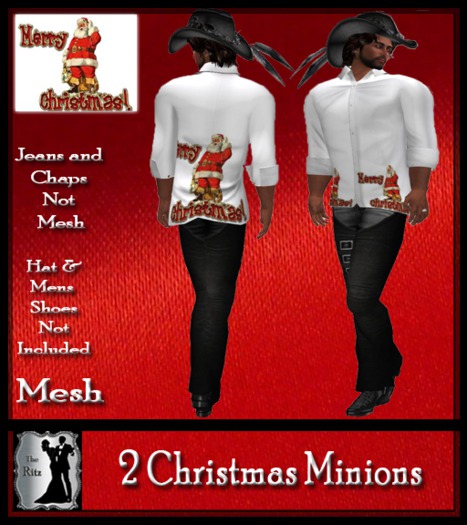 Mesh Shirt Santa Merry Christmas 5