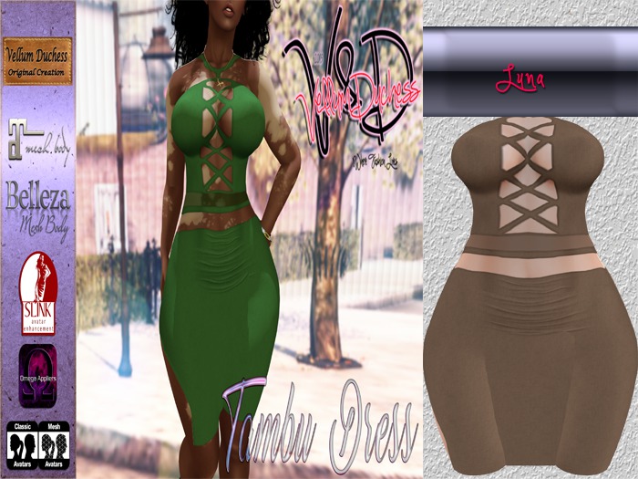 {V}-{D} Tambu Dress [Luna]