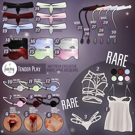 Fawny - Tender Play(8).Gag - Red