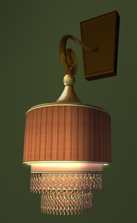 Victorian Lamp (Orange)