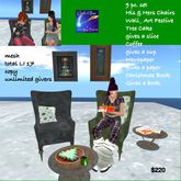 Festive His & Hers 9 pc.Chair set (crate)