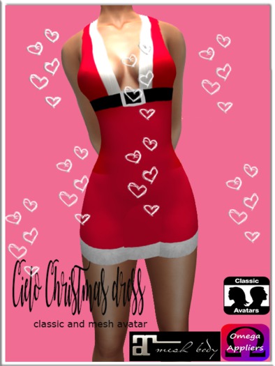 hud appl Cielo Christmas  dress