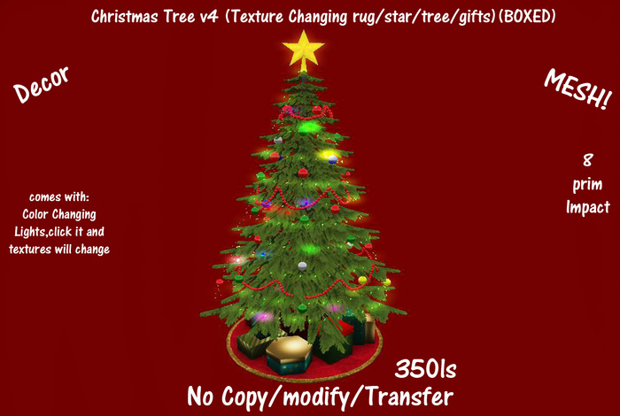Christmas Tree v4 (Texture Changing (BOXED)