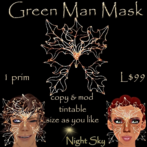 Green Man Mask (box)
