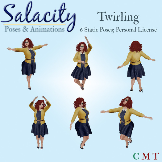 Salacity Poses - Twirling