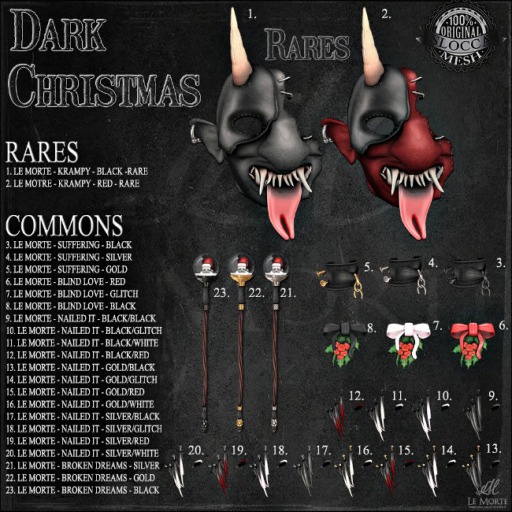 Le Morte - Nailed It - Silver/Red