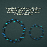 Xmas Bark Wreath Light The Blues Med & Sm