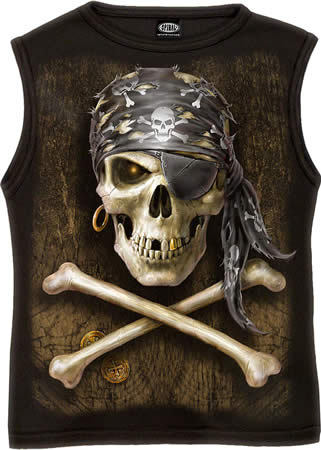 Pirate Skull Muscle Shirt