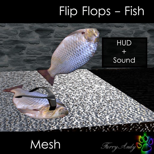 Flip flops  - fish