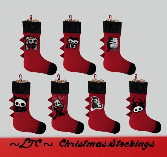 ~LTC~Red Christmas Stockigns Box