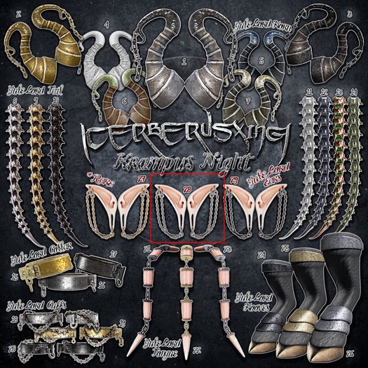 [CX] 28 - Yule Lord Ears (Silver) RARE