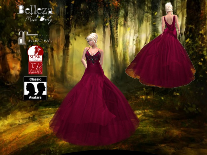 ~Pack of Wolves - Dark cherry
