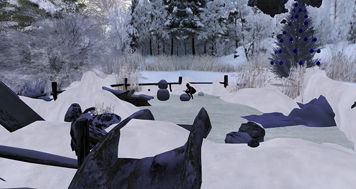 ~EMPIRE~ROMANTIC WINTER POND