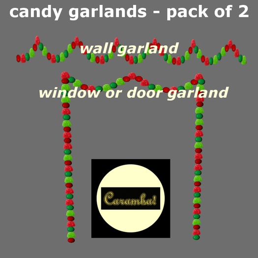 candy garlands - pack of 2