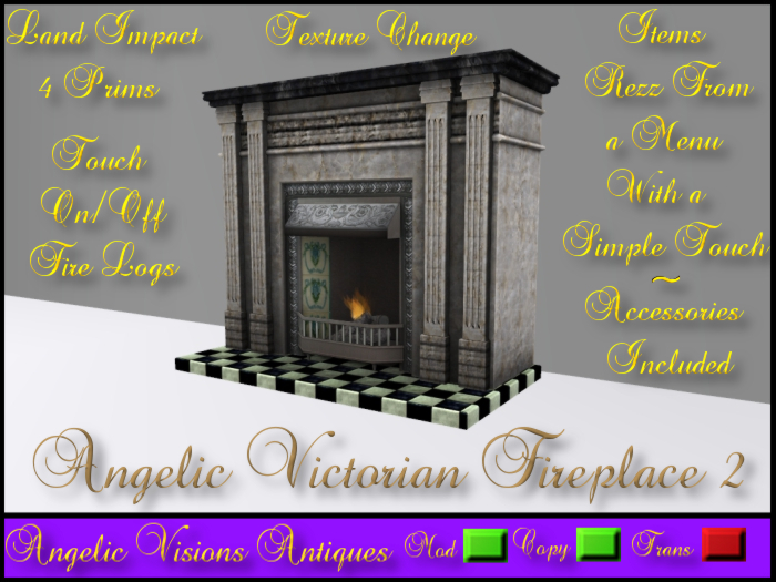 Angelic Victorian Fireplace 2
