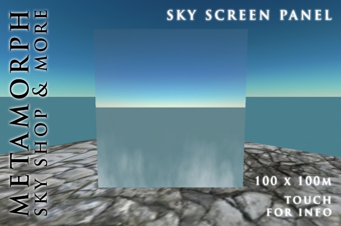 Metamorph Sky Screen PANEL 100x100