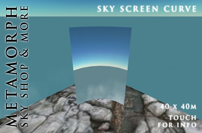 Metamorph Sky Screen CURVE 40x40