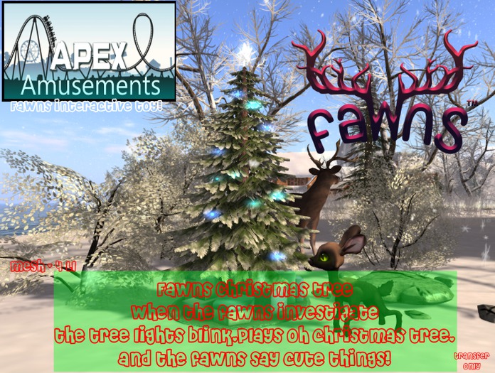 FaWns Christmas Tree (blue) - by Apex Amusements