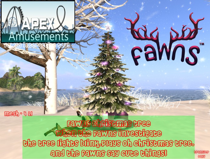 FaWns Christmas Tree (pink) - by Apex Amusements