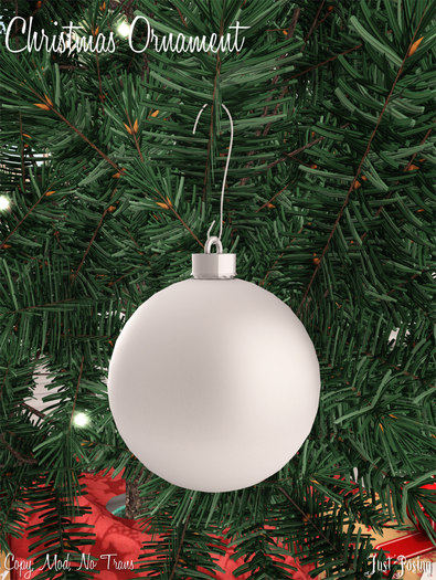 ~Just Posing~ Christmas Ornament BOX {WEAR ME}