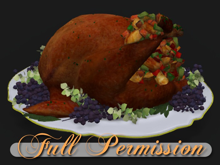 ~AB~ Stuffed Turkey ~ Full Perm Mesh ~ 3LI