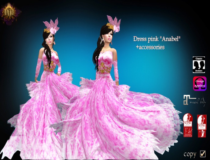 Dress pink "Anabel"